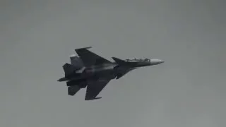 MAKS 2015 SUKHOI SU-35 AT