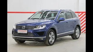 Volkswagen Touareg, 2015 3.6 АКПП (249 л.с.) Экспресс обзор от Федора Седова, Автосалон Boston