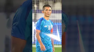 Only one name echoes in the hearts of millions: 𝐒𝐔𝐍𝐈𝐋 𝐂𝐇𝐇𝐄𝐓𝐑𝐈🐐🥹#SunilChhetri #IndianFootball #shorts
