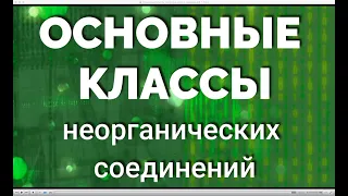 Основные классы неорганических соединений