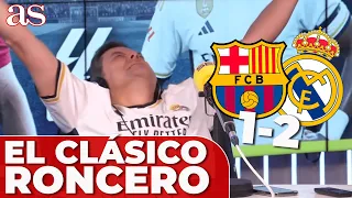 La REACCIÓN de RONCERO al BARCELONA - REAL MADRID