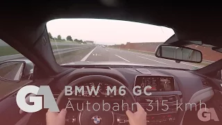 BMW M6 Gran Coupé - 315 km/h Top Speed on the German Autobahn