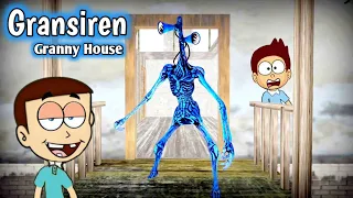 SirenHead in Granny House - Gransiren Android Game | Shiva and Kanzo Gameplay