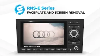 Audi Navigation Plus RNS-E Faceplate and Screen Removal