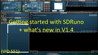 SDRuno v1.40.1 basics