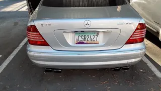 STRAIGHT PIPE S55 AMG.  BROKE INTO ITS SOUND.