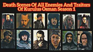 Death Scenes Of All Enemies And Traitors Of Kuruluş Osman Season 1 #kurulusosmanseason1 #osman