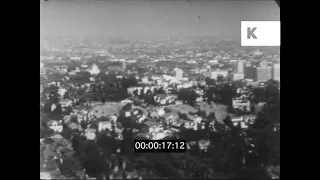 1930s Los Angeles Hollywood City Skyline, 16mm