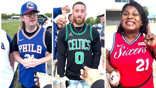 Is there a rivalry between Philadelphia Sixers and Boston Celtics fans?