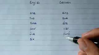 Learn how to Count 1-10 in German [ASMR]