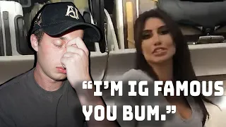 Cringy instagram influencer has meltdown on plane