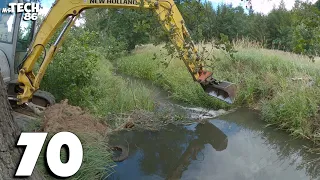 Two Beaver Dams Removal With Excavator No.70 - And A Few Moments From My Workday