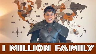 1 Million Subscribers | YouTube Family | Baalveer | Dev Joshi | Thank you Message