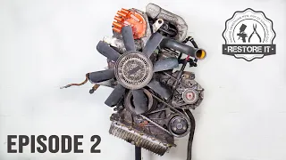 BMW E30 M40B16 Engine Restoration - Rebuild Time-Lapse | Part 2