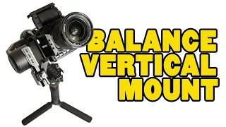 DJI RS3 Gimbal How to Balance Vertical Mount