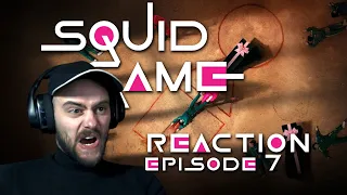 DOWN TO THREE PLAYERS... - Squid Game - VIPs - 1x7 REACTION