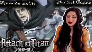Film Instructor watches Attack on Titan 3x16 | "Perfect Game" Review and Reaction