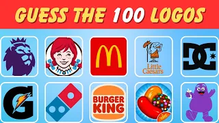 Can You Guess 100 Logo in 3 Seconds  Challenge? | Ultimate Logos Guessing Game!