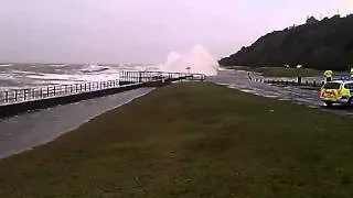 Maryport Prom, 3rd January Storm Surge.