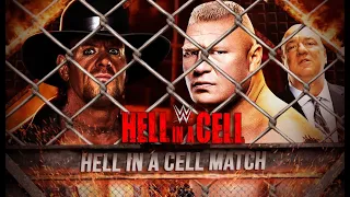 WWE2K23/ BROCK LESNER VS BIG EVIL UNDERTAKER / HELL IN A CELL PPV.