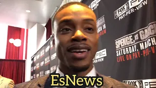 Errol Spence Full interview on faceoff with Mikey Tim Bradley Head