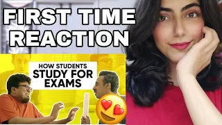 First time reacting to How Students Study For Exams | Part 1 | Jordindian