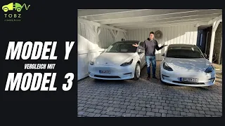 TΞSLA Model 3 oder Model Y? Der Vergleich.