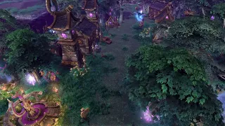 Warcraft 3 Reforged Cinematics Redone - Night Elf Campaign | Enemies at the Gate