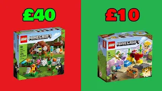 TOP 10 CHEAPEST Lego Minecraft Sets OF ALL TIME!