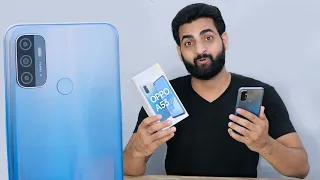 OPPO A53 Unboxing & Overview | Specs, Stereo Speakers, 90Hz Screen | Camera test & more