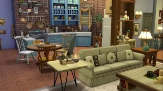 FRIENDS APARTMENT + CENTRAL PERK! Sims 4 Speed Build | Diana Moore