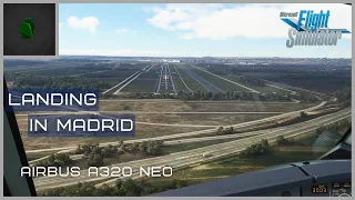 Microsoft Flight Simulator HARD Landing in Madrid Runway 18R Airbus A320 Neo