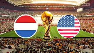 FIFA 23 | Netherlands vs USA | FIFA World Cup Qatar - Full Gameplay