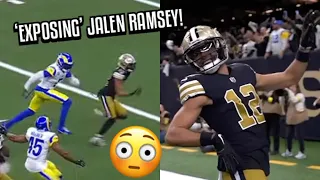 Jalen Ramsey ‘EXPOSED’ Vs Chris Olave & Saints 🥵 (WR Vs CB) 2022 Rams Vs Saints highlights