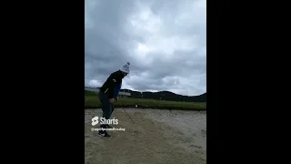 Cheating @ Golf,The Simple Method ( Funny Golf Videos) The Bunker Shot #shorts