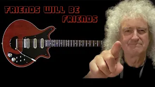Friends will be friends guitar backing track Queen