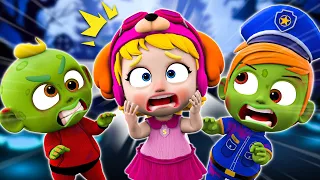 Police Officer Turned Into Zombie 👮‍♂️🧟‍♂️ | Zombie Song | NEW✨ Nursery Rhymes For Kids