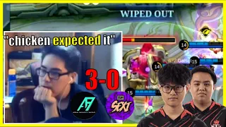 FwydChickn reacts to Team Sexi losing to Area 77