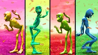 dance challenge dame tu cosita vs me kemaste Alien Green dance CHALLENGE