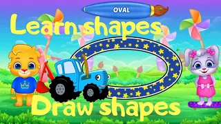Learn shapes - Draw shapes - учим фигуры на английском языке | Для детей 🧸🎈