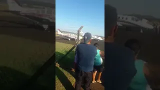 Eduardo Costa chegando para cantar no aniversário da Cidade de Capinópolis-MG