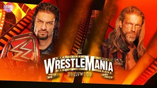 WWE 2K20 - Roman Reigns vs Edge | WWE Universal Championship | WrestleMania 37!