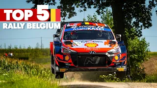 Spectacular Crashes and a Dominant Win: Top 5 Moments From Rally Belgium | WRC 2021