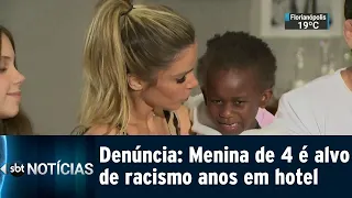 Família denuncia racismo contra a filha de 4 anos em hotel de luxo | SBT Notícias (28/09/18)