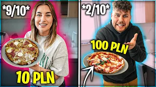 PIZZA ZA 10 ZŁOTYCH vs ZA 100 ZŁOTYCH!