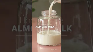 I make Almond milk at home 🤫🤍