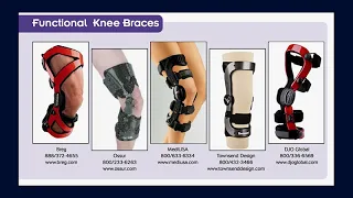 Bracing for Acute Injury, Functional Activity and Osteoarthritis of the Knee