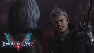 DEVIL MAY CRY 5 - Nero Finds Out Vergil Is His Father Cutscene | PS4