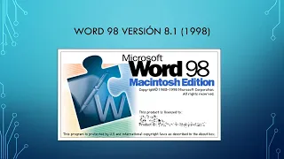 Evolución de Microsoft Word 1983-2016