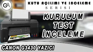 Tank Sistemli Kartuş Yazıcı | Canon Pixma G3430 | K.A.Ü.İ #17